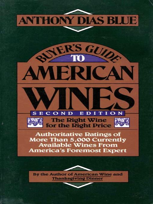 Cover image for Buyer's Guide to American Wines